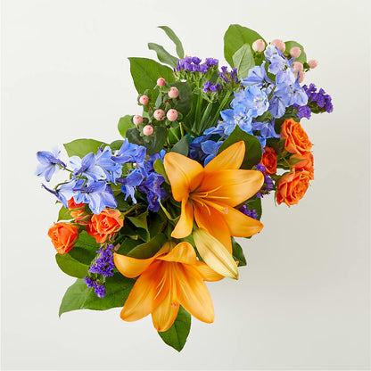 Radiant Citrus Box Bouquet – FLORAL & SILKS, Webster NY