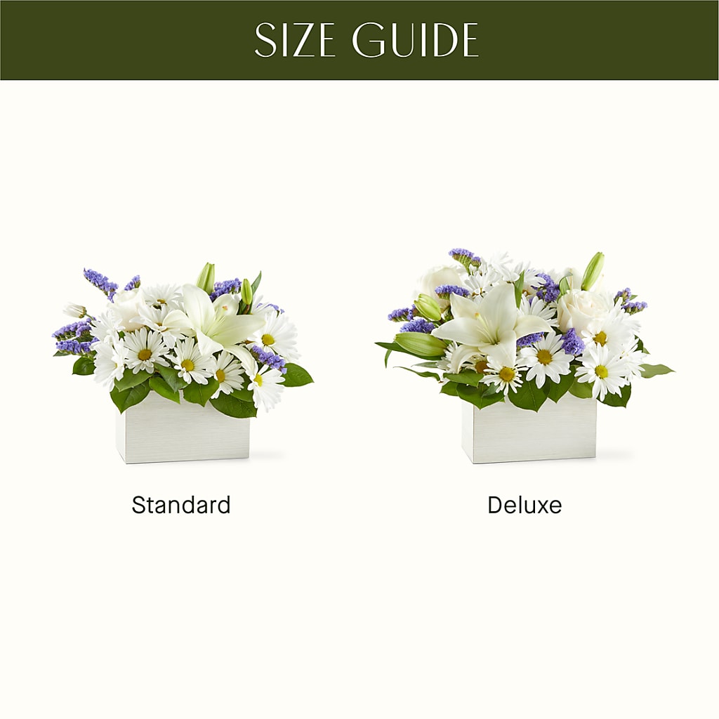 Beyond Blue Box Bouquet – FLORAL & SILKS, Webster NY