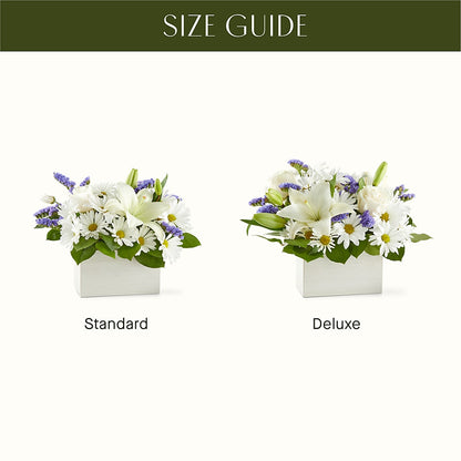 Beyond Blue Box Bouquet – FLORAL & SILKS, Webster NY