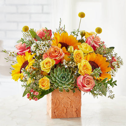 Sunflower Season Bouquet – FLORAL & SILKS, Webster NY
