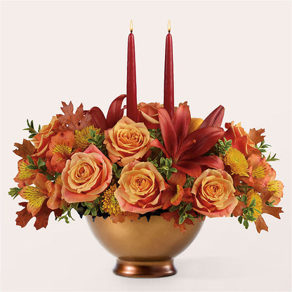 Harvest Table Centerpiece – FLORAL & SILKS, Webster NY