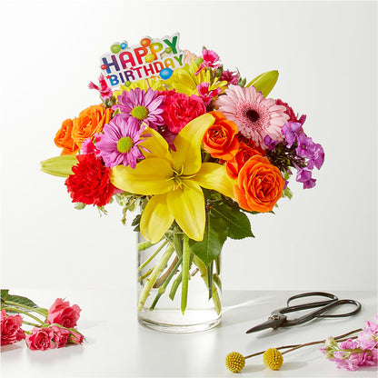 Cue the Confetti - A Florist Original – FLORAL & SILKS, Webster NY