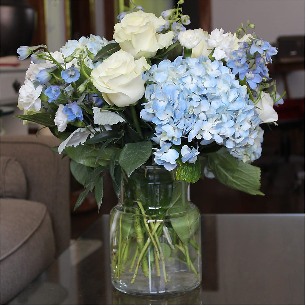 Clear Skies Bouquet – FLORAL & SILKS, Webster NY