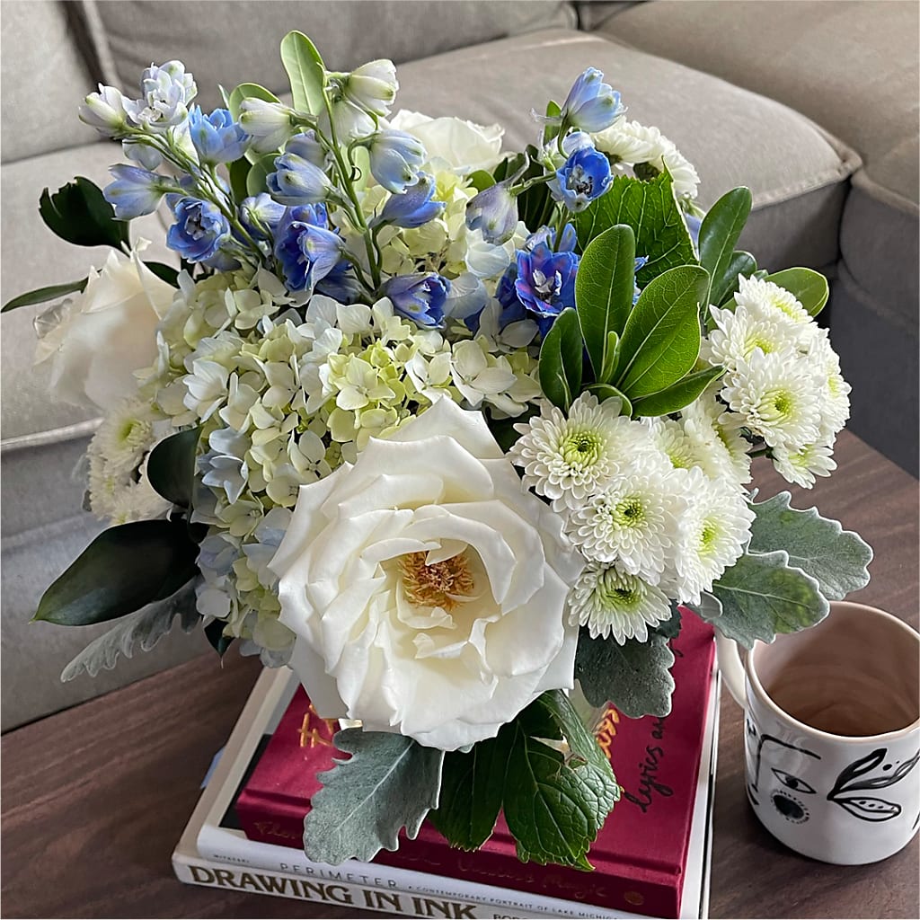 Clear Skies Bouquet – FLORAL & SILKS, Webster NY