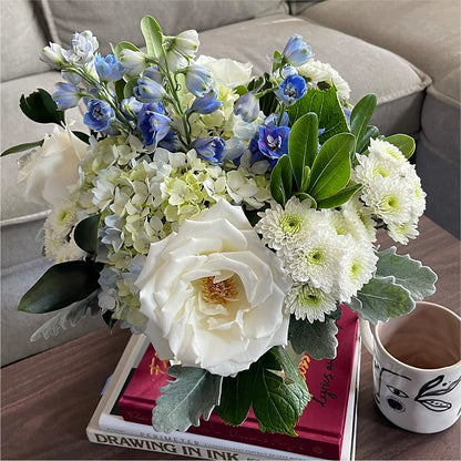 Clear Skies Bouquet – FLORAL & SILKS, Webster NY