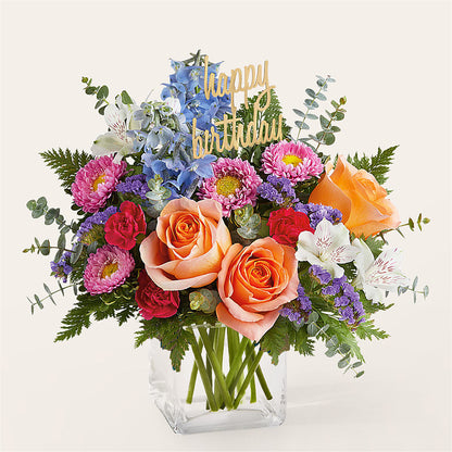 Birthday Bash Bouquet – FLORAL & SILKS, Webster NY