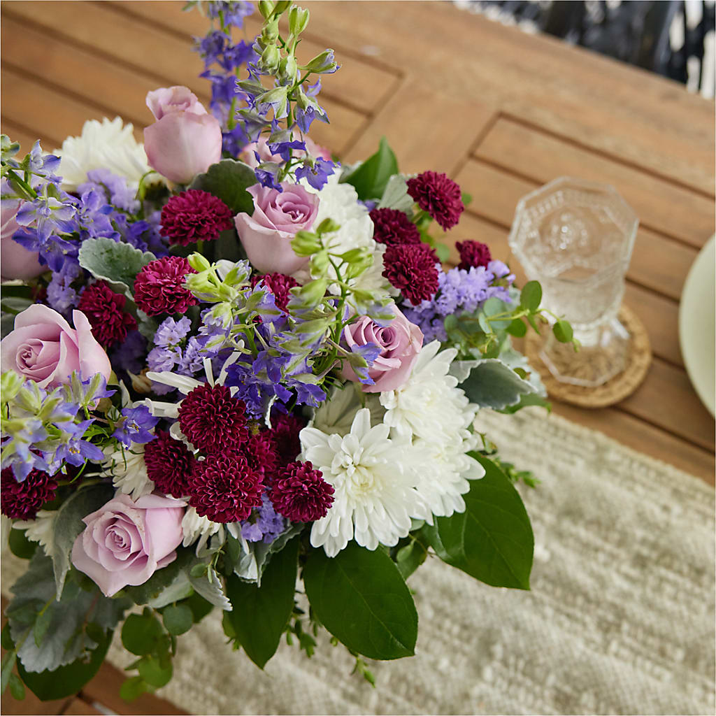 Violet Frost Bouquet – FLORAL & SILKS, Webster NY