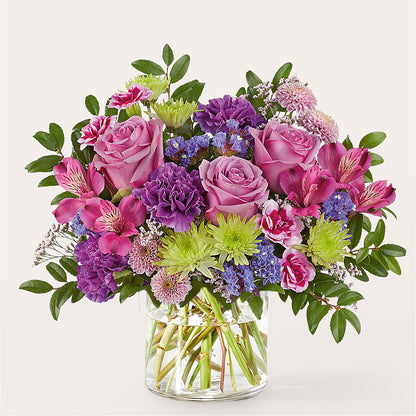 Glass Half Full Bouquet – FLORAL & SILKS, Webster NY