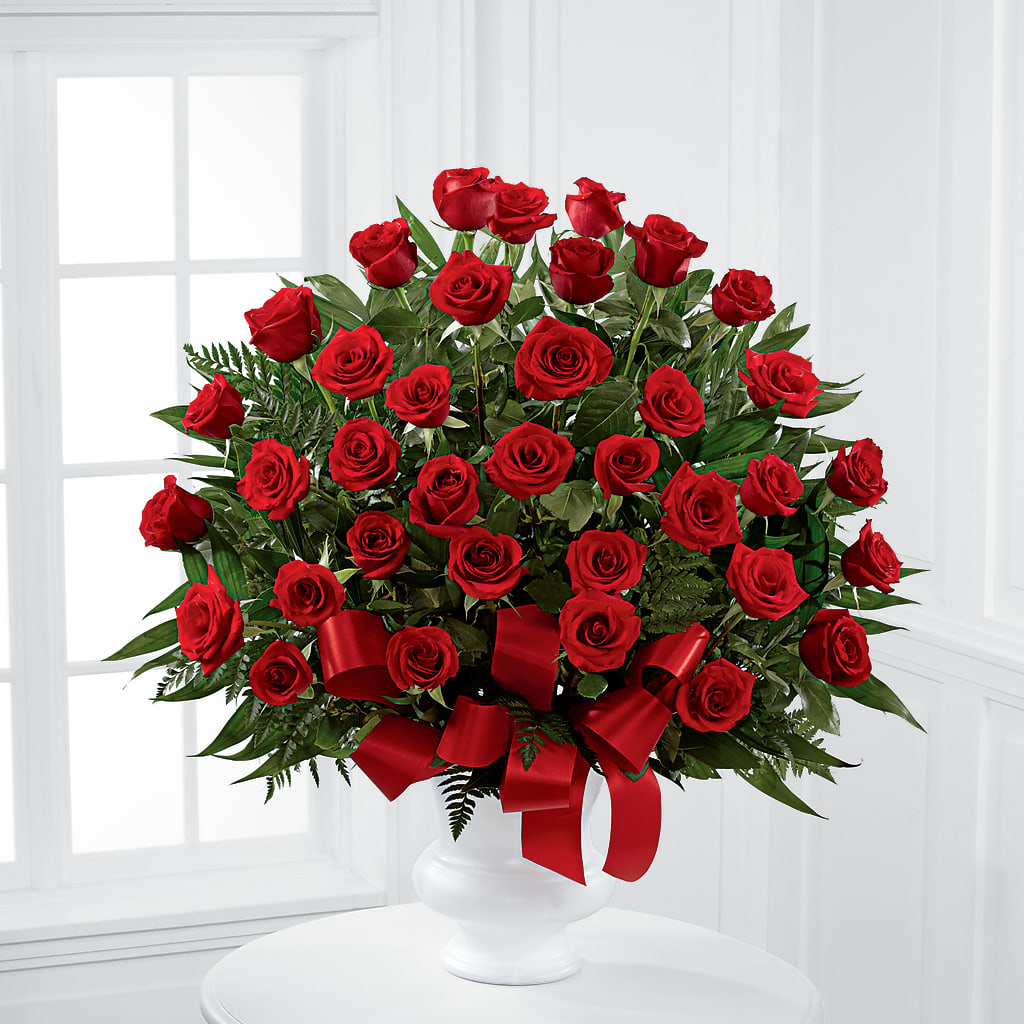 Blessed with Love Arrangement – FLORAL & SILKS, Webster NY