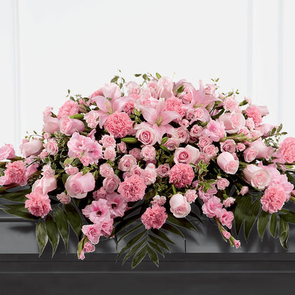 Garden of Comfort Casket Spray (Standard) – FLORAL & SILKS, Webster NY