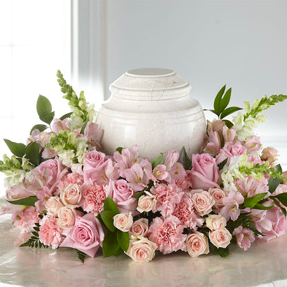 Blooms of Hope Cremation Adornment – FLORAL & SILKS, Webster NY