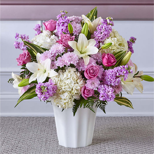 Heaven Sent Floor Basket – FLORAL & SILKS, Webster NY