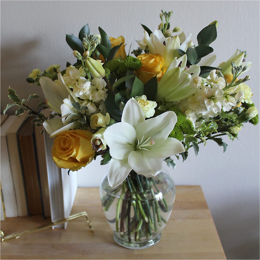 Hope & Serenity Bouquet – FLORAL & SILKS, Webster NY