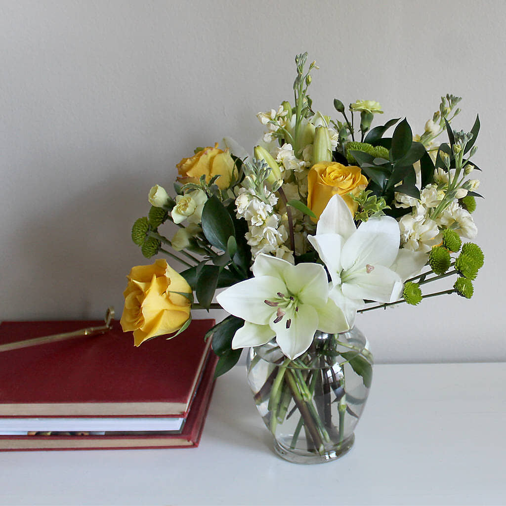 Hope & Serenity Bouquet – FLORAL & SILKS, Webster NY