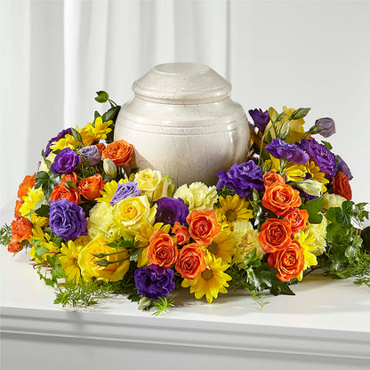 Blossoms of Remembrance Cremation Adornment – FLORAL & SILKS, Webster NY
