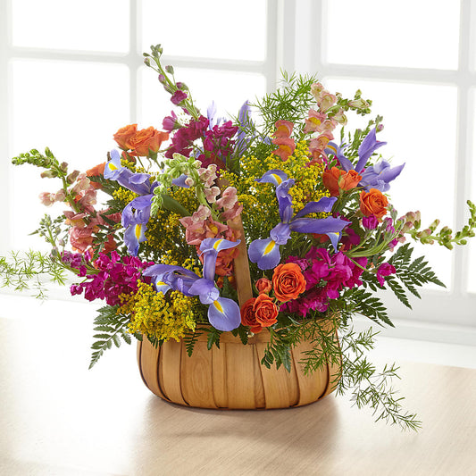 Garden of Life Basket – FLORAL & SILKS, Webster NY