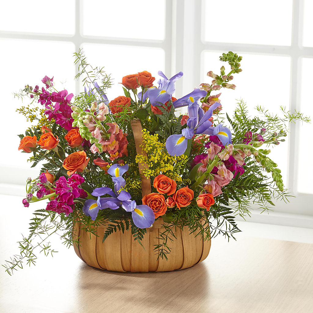 Garden of Life Basket – FLORAL & SILKS, Webster NY