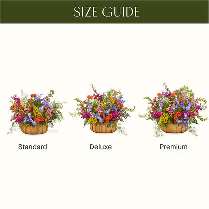 Garden of Life Basket – FLORAL & SILKS, Webster NY