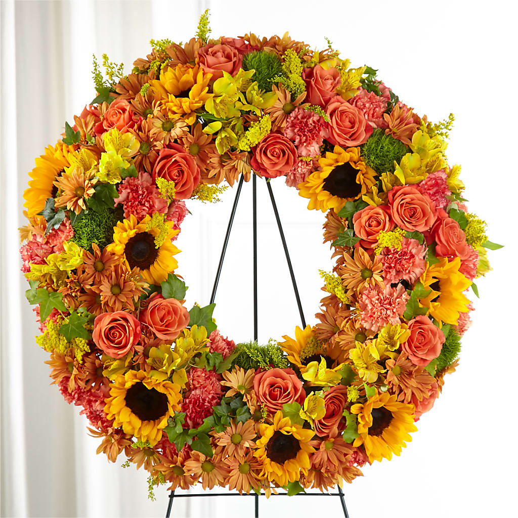 Autumnal Memories Wreath (Standard) – FLORAL & SILKS, Webster NY