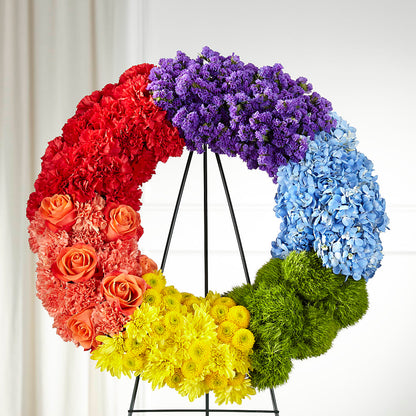 Circle of Love Wreath – FLORAL & SILKS, Webster NY