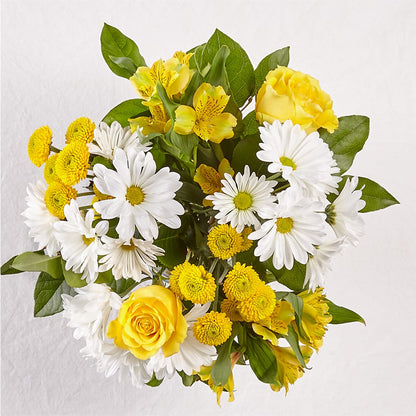 Sunny Sentiments Bouquet – FLORAL & SILKS, Webster NY