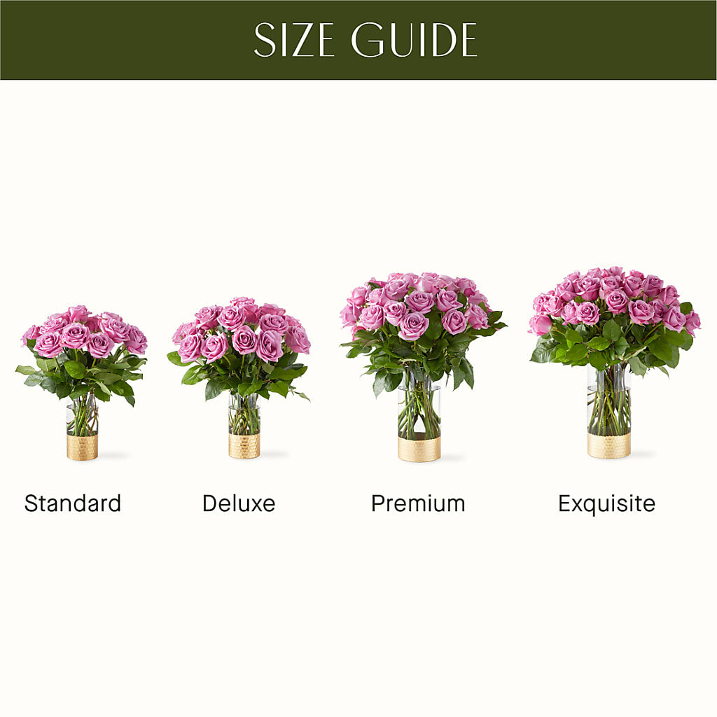 Secret Admirer Lavender Rose Bouquet – FLORAL & SILKS, Webster NY