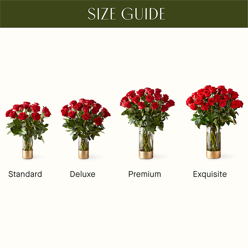 Classic Love Red Rose Bouquet – FLORAL & SILKS, Webster NY