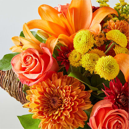 Bouquet of Blessings Cornucopia – FLORAL & SILKS, Webster NY