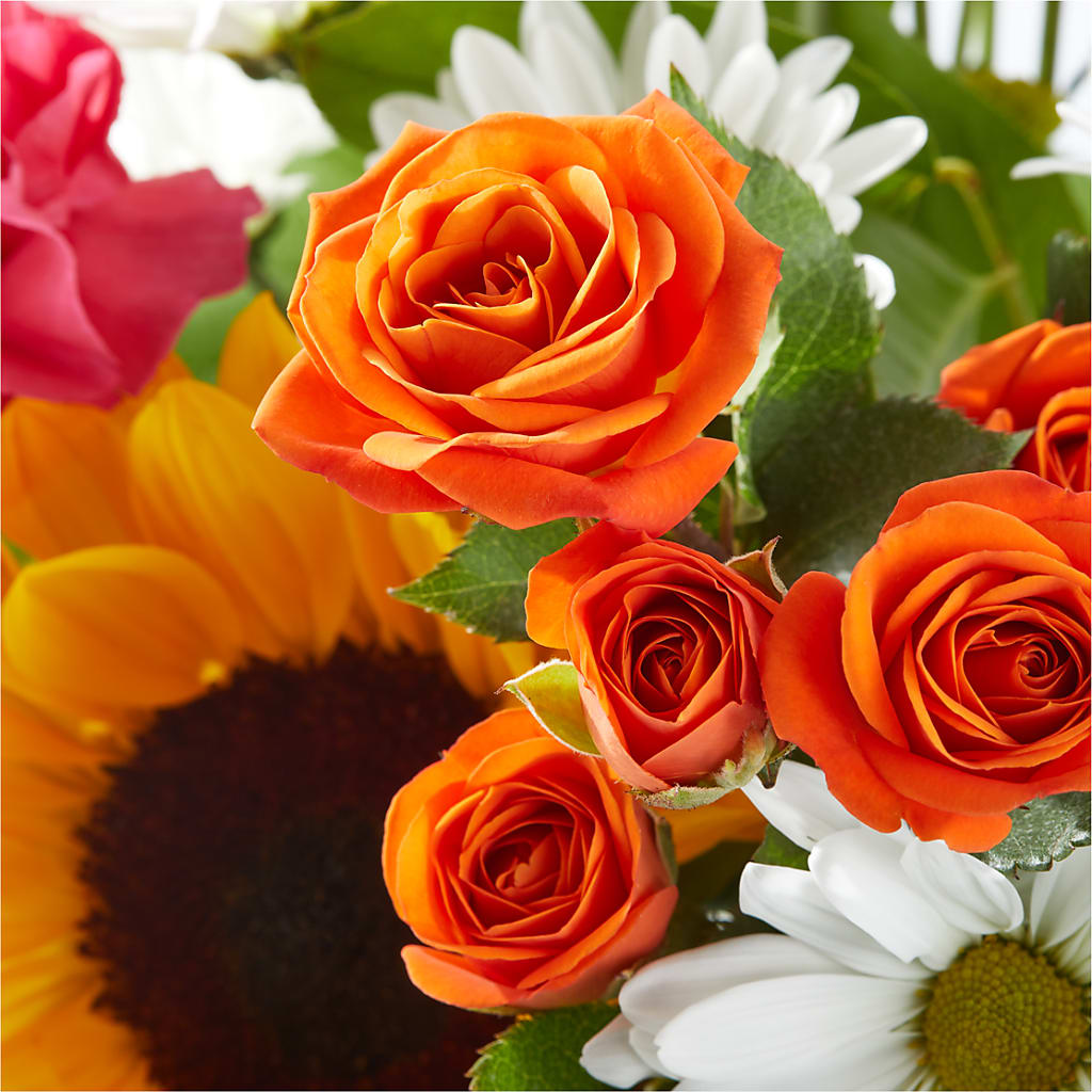 Sun-drenched Blooms Bouquet – FLORAL & SILKS, Webster NY