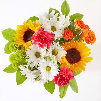 Sun-drenched Blooms Bouquet – FLORAL & SILKS, Webster NY