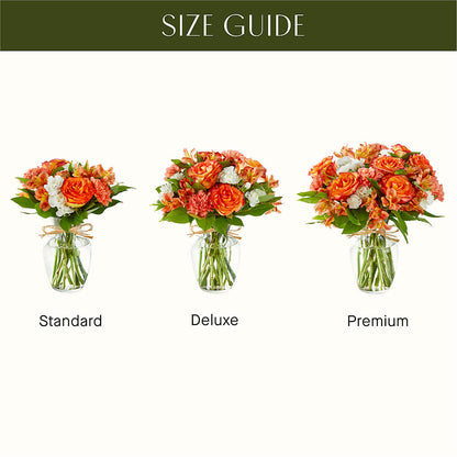Apricot Glow Bouquet – FLORAL & SILKS, Webster NY