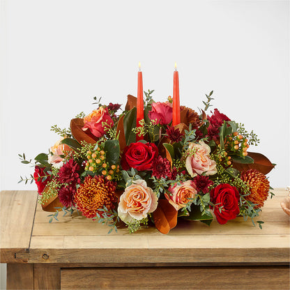 Gather Near Centerpiece – FLORAL & SILKS, Webster NY