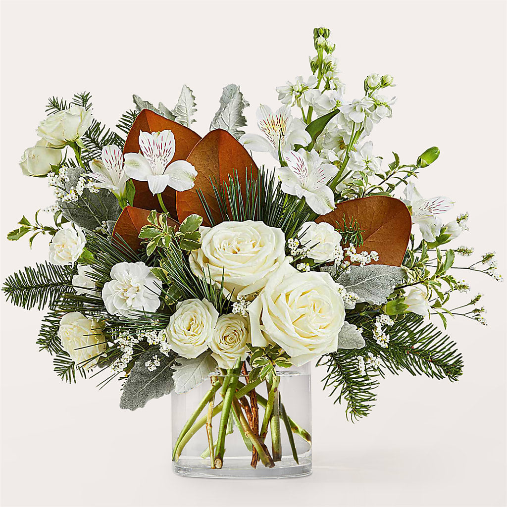 Fresh Snowfall Bouquet – FLORAL & SILKS, Webster NY