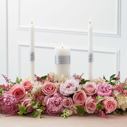 Worldwide Romance Unity Candle Arrangement – FLORAL & SILKS, Webster NY