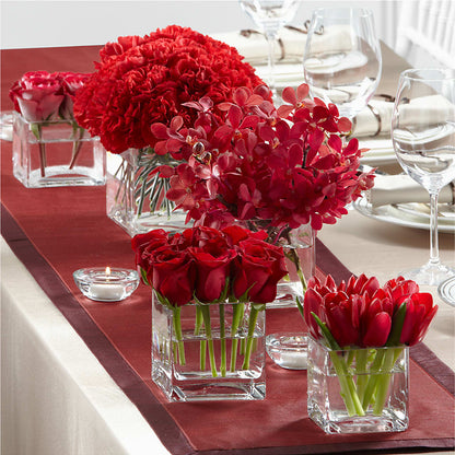 Modern Grace Centerpiece – FLORAL & SILKS, Webster NY